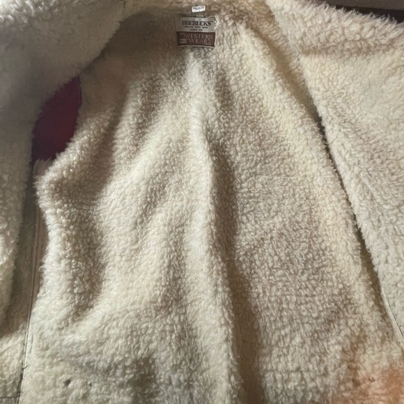 Vintage Sears Roebucks Western Wear Denim Jean Sherpa Jacket Perfect condition! - Picture 4 of 5